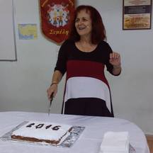 Κοπή πρωτοχρονιάτικης πίτας